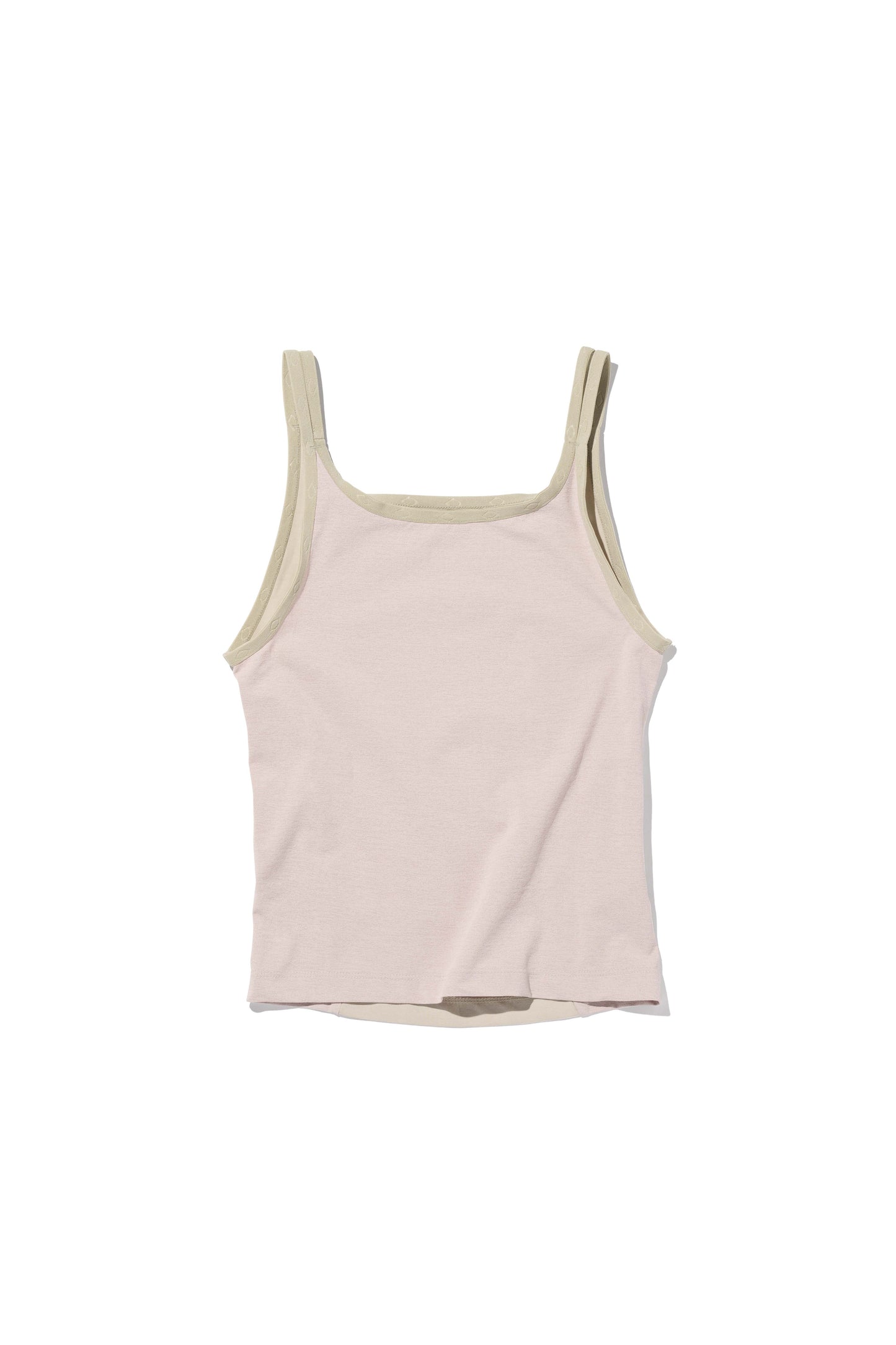 MISCHIEF - RHOMBUS COLOR BLOCKED SLEEVELESS_BEIGE