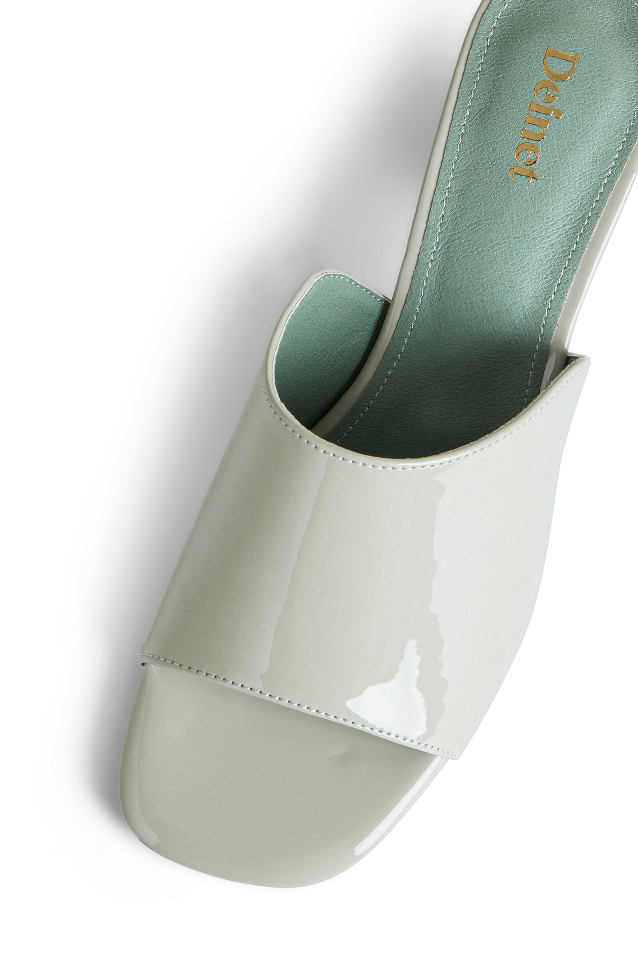 Deinet - ENAMEL SLIPPERS IN MINT