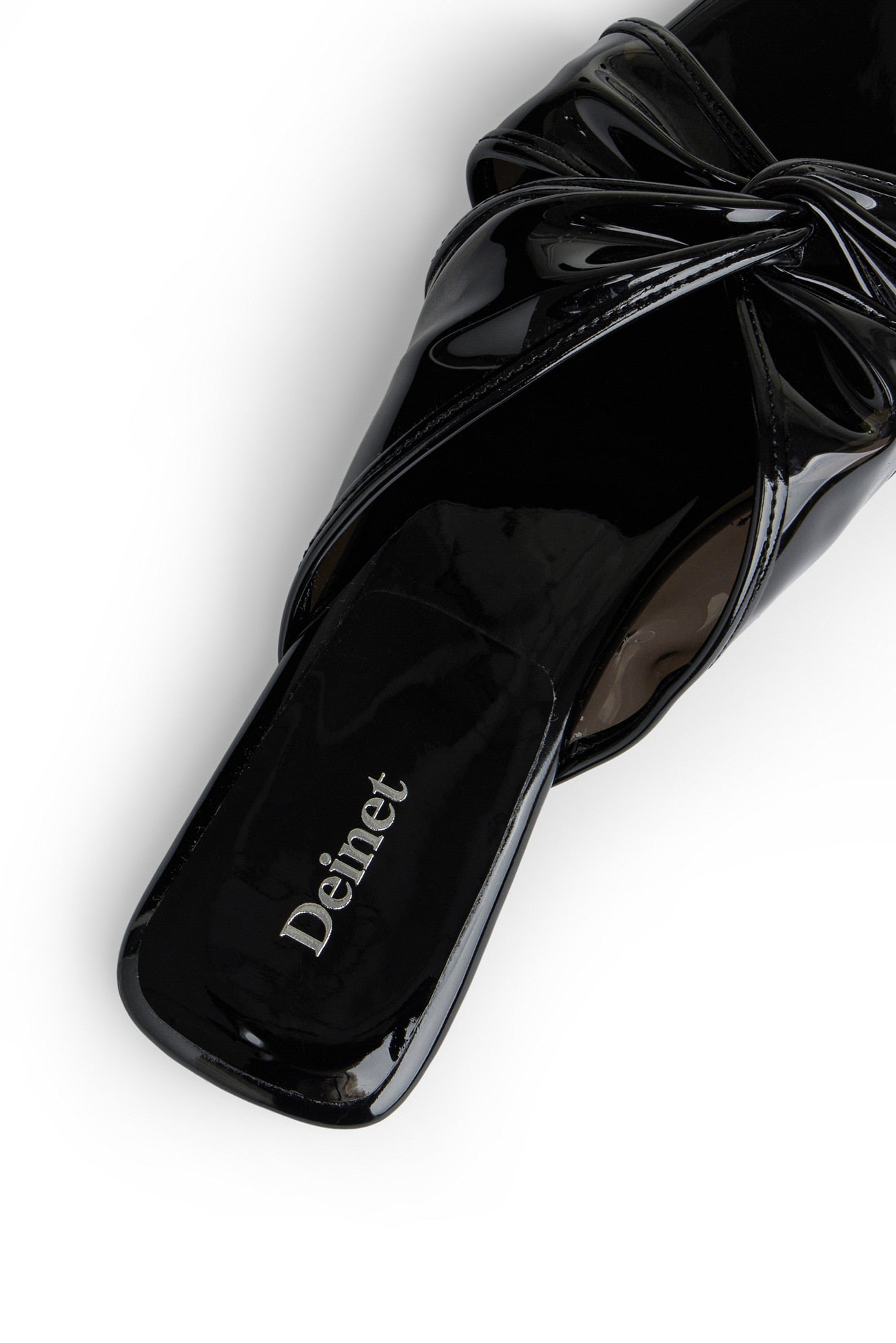 Deinet - JELLY TWISTED SLIPPERS IN BLACK