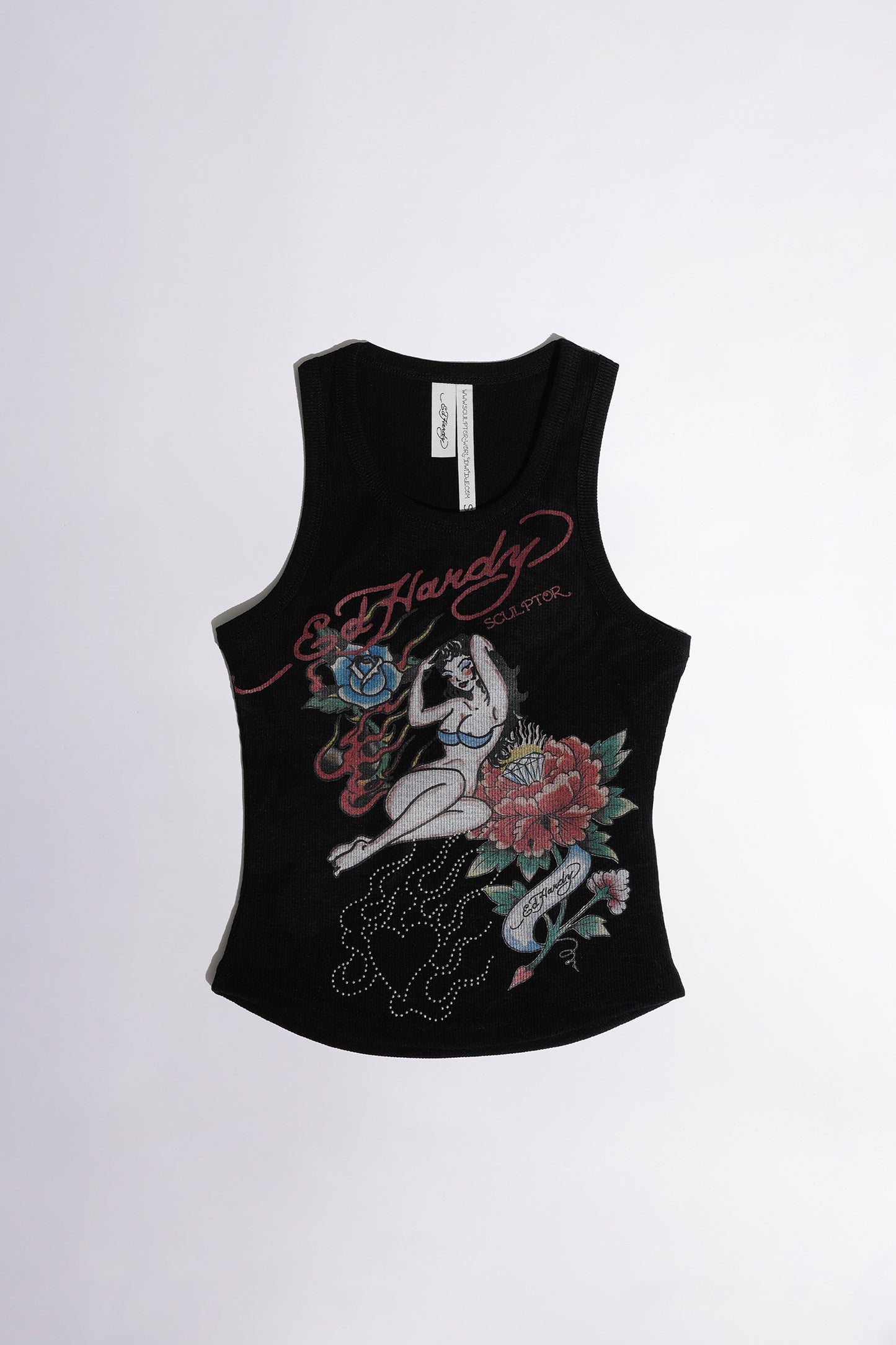 [Sculptor X Ed Hardy] Rib Tank Top