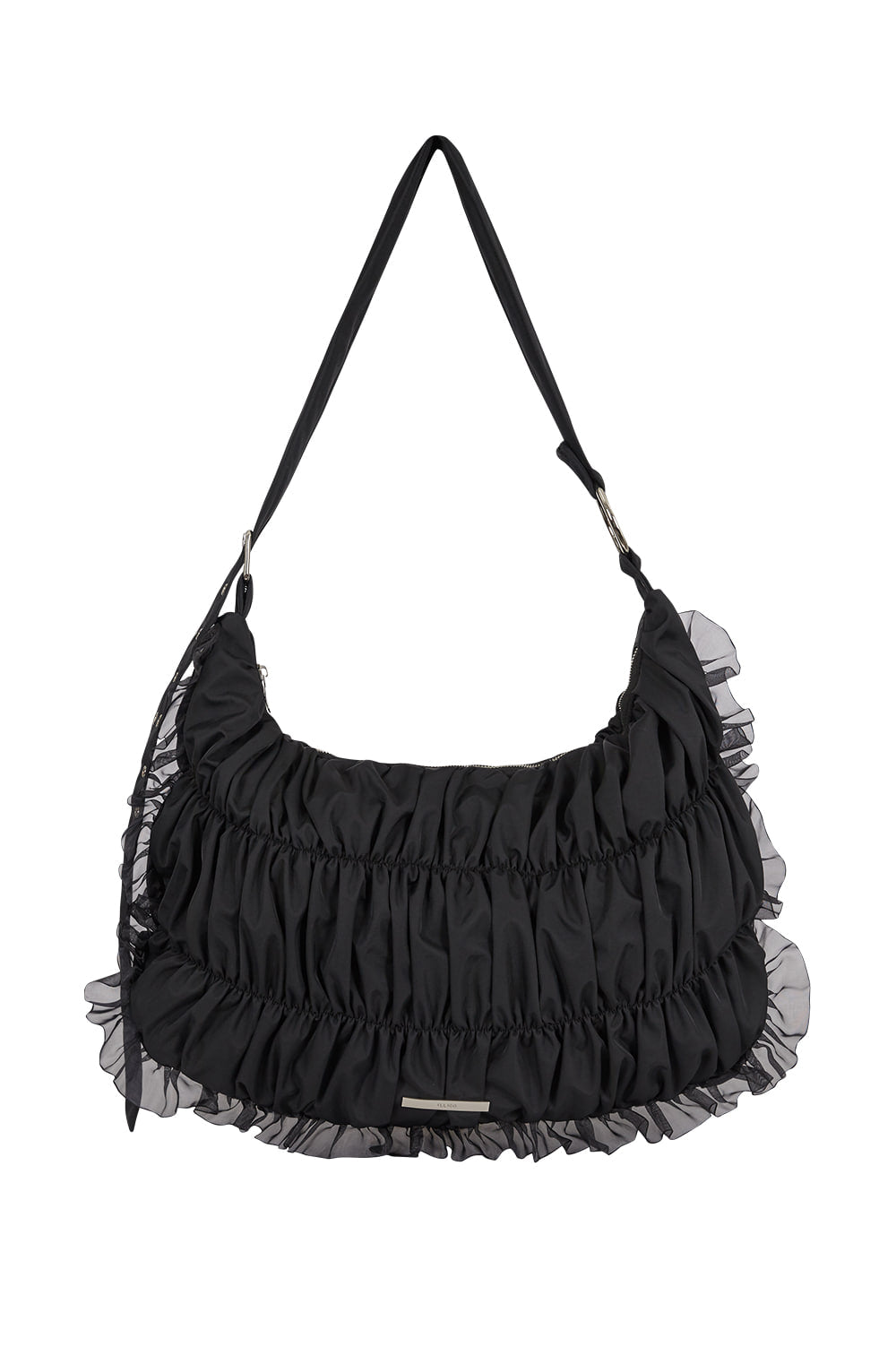 illigo - [Pre-order delivery on 10/02] Frill Bubble Big Cross Bag Black