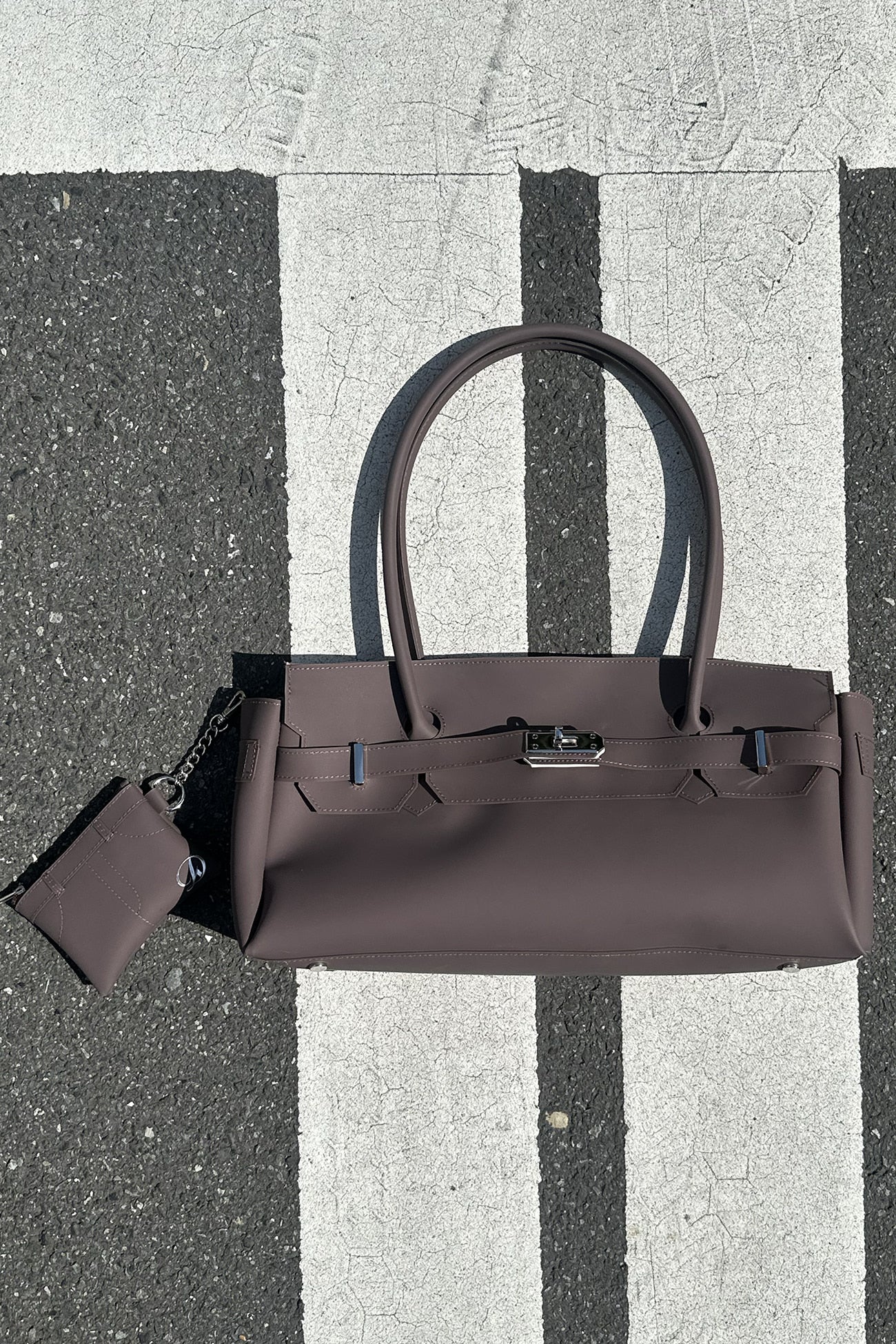 Jelly Firkin-JELLY TWO-WAY BAG IN BROWN