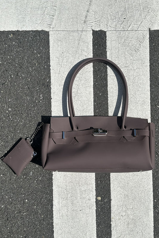 Jelly Firkin-JELLY TWO-WAY BAG IN BROWN