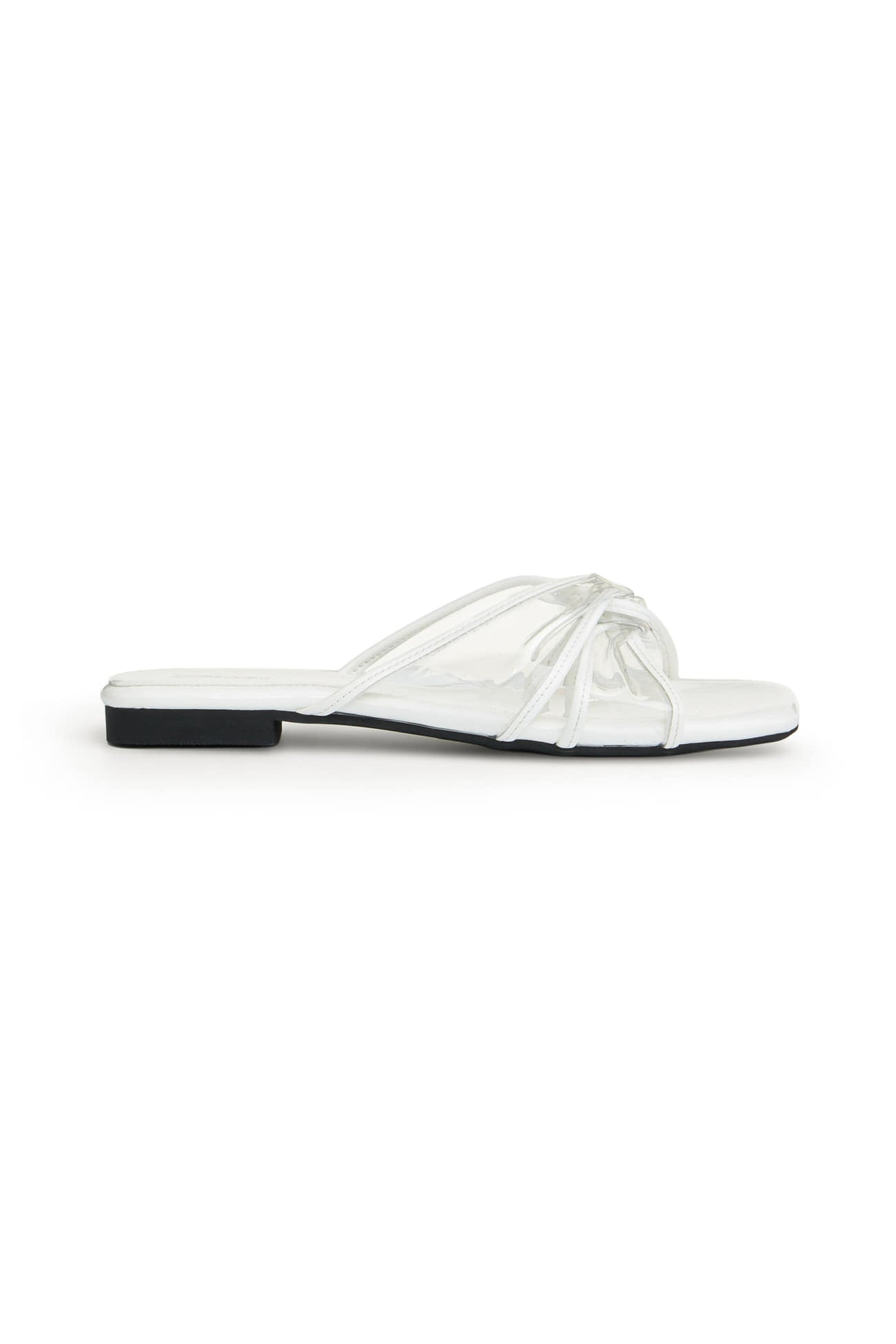 Deinet - JELLY TWISTED SLIPPERS IN WHITE