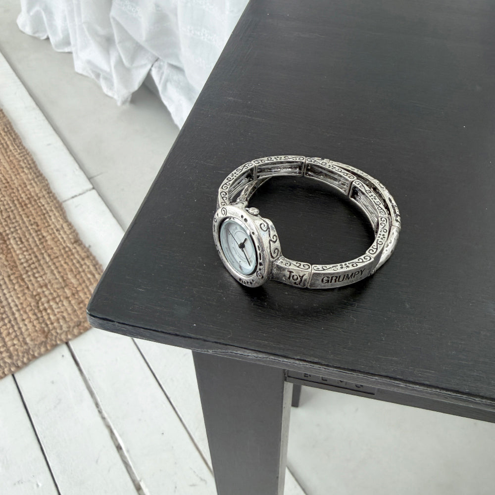 Grumpy - Shabby Spiral Letter Watch