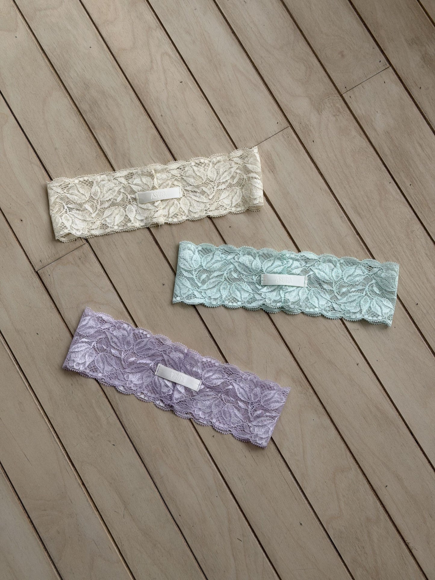 LACE HEADBAND (CREAM)