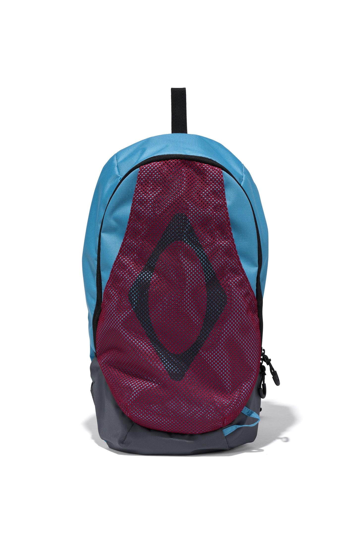 MISCHIEF - RHOMBUS MESH BACKPACK_BURGUNDY/BLUE