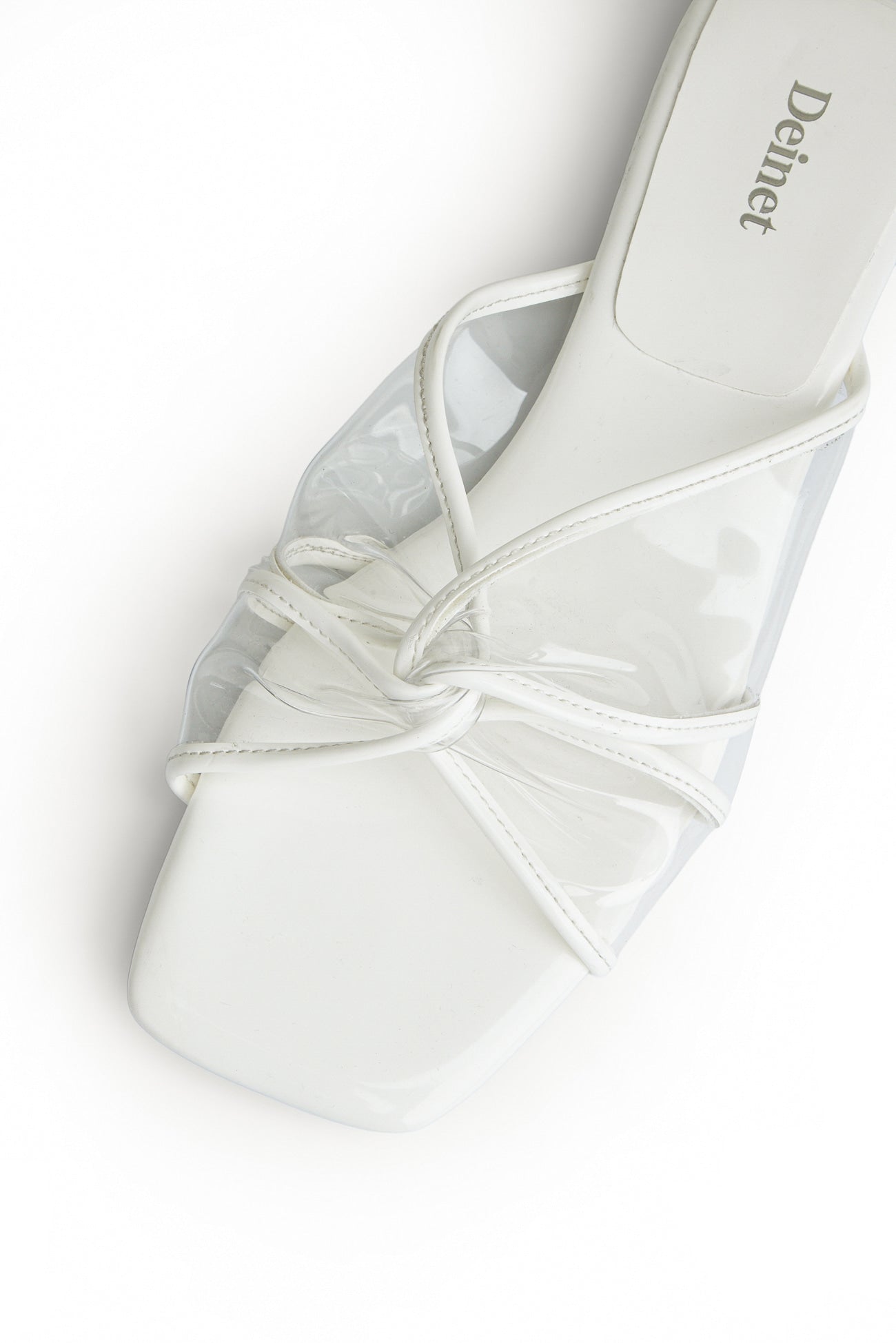 Deinet - JELLY TWISTED SLIPPERS IN WHITE