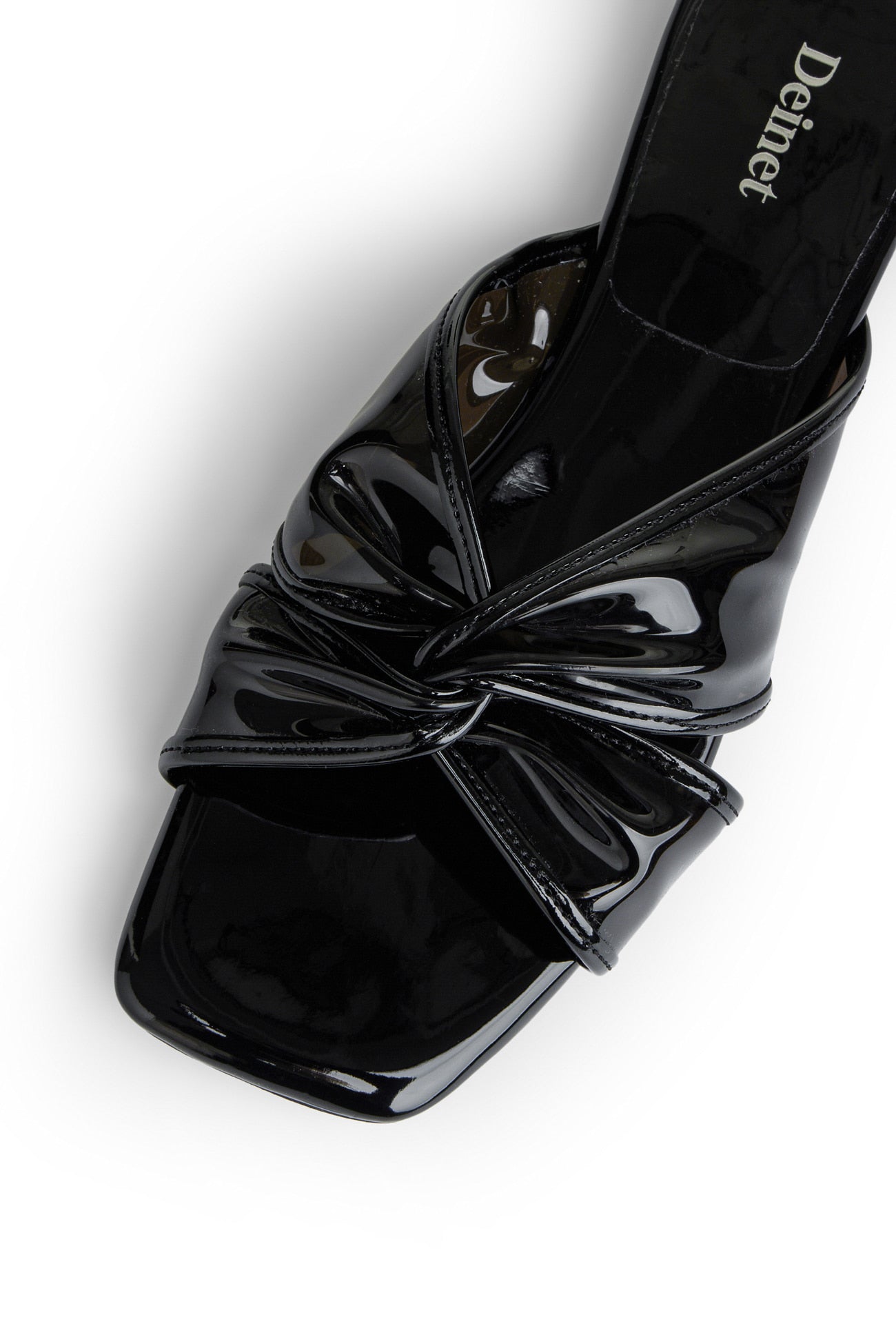 Deinet - JELLY TWISTED SLIPPERS IN BLACK