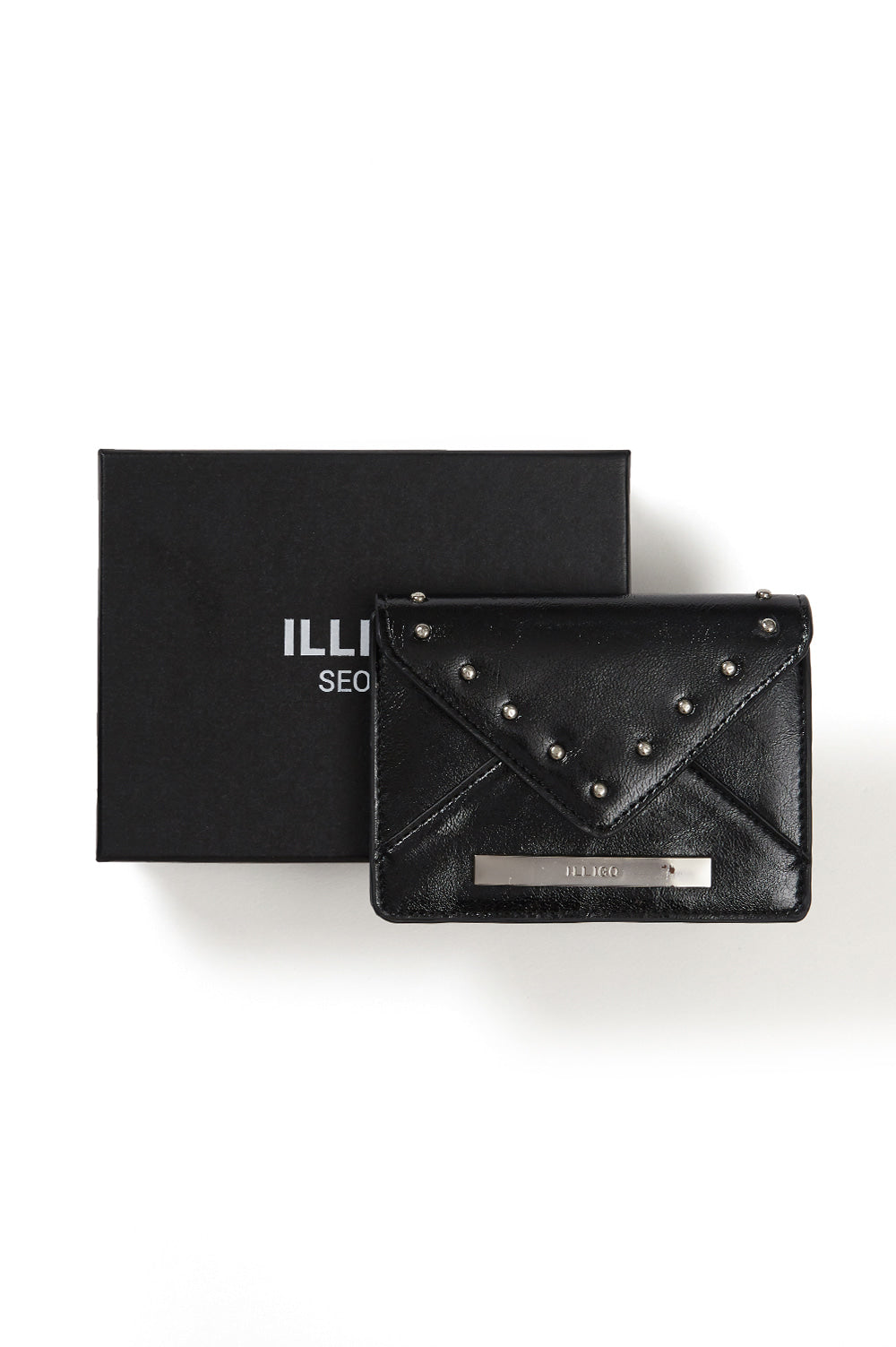 illigo - [Pre-order delivery on 09/30] Letter Fold Card Wallet Black