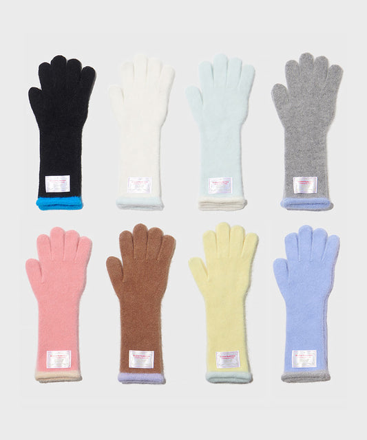 FUZZY LONG GLOVES - 8color