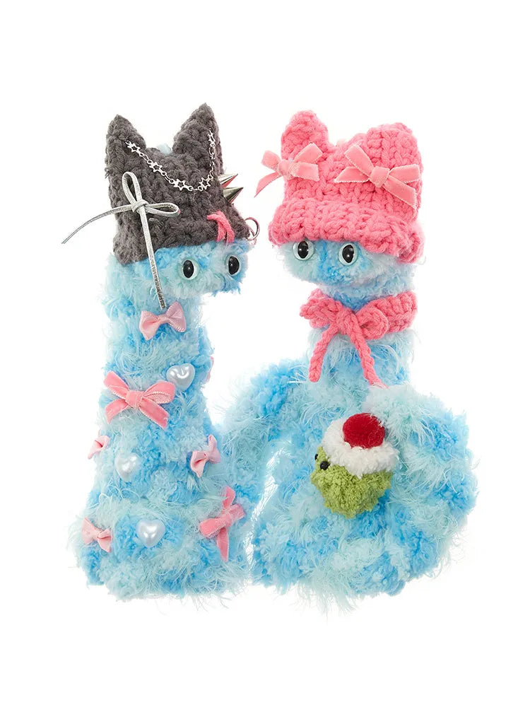 Fuzz Buzz - Gyaru Snake NANA & HARU doll keychain