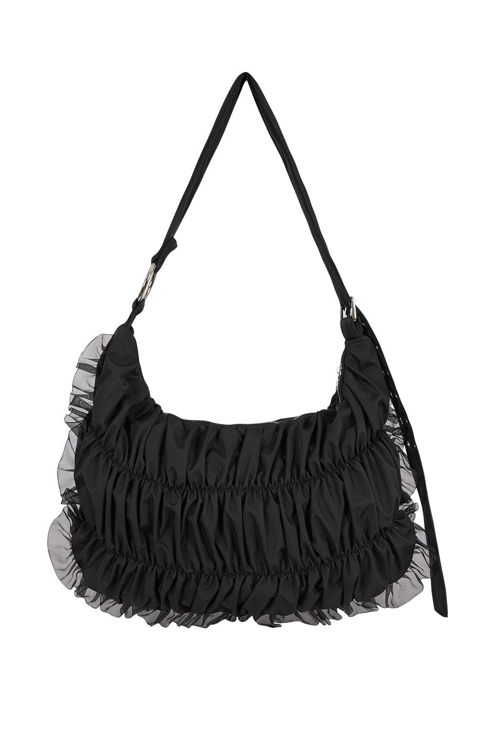 illigo - [Pre-order delivery on 10/02] Frill Bubble Big Cross Bag Black