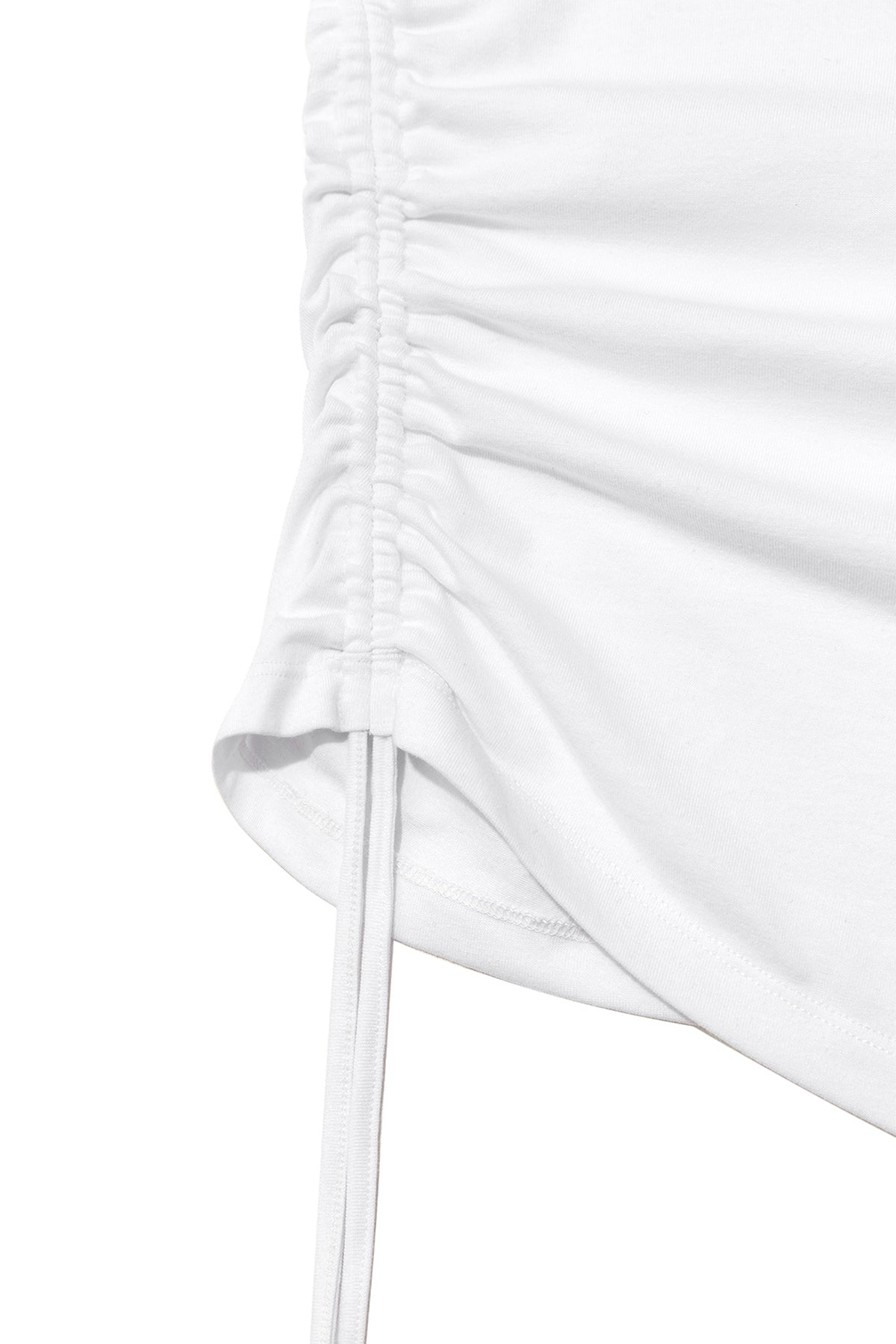 Matin Kim - STRING OFF SHOULDER SLIM TOP IN WHITE