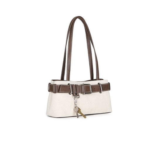 osoi - SHOULDER BROCLE MINI [CANVAS BROWN]