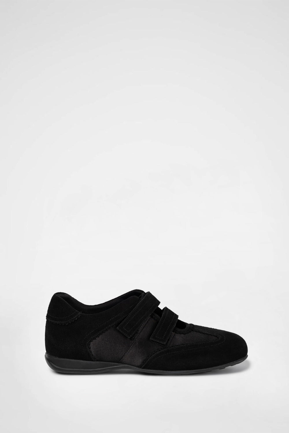 KHIHO -  TWIN VELCRO MARY JANE SNEAKERS / BLACK