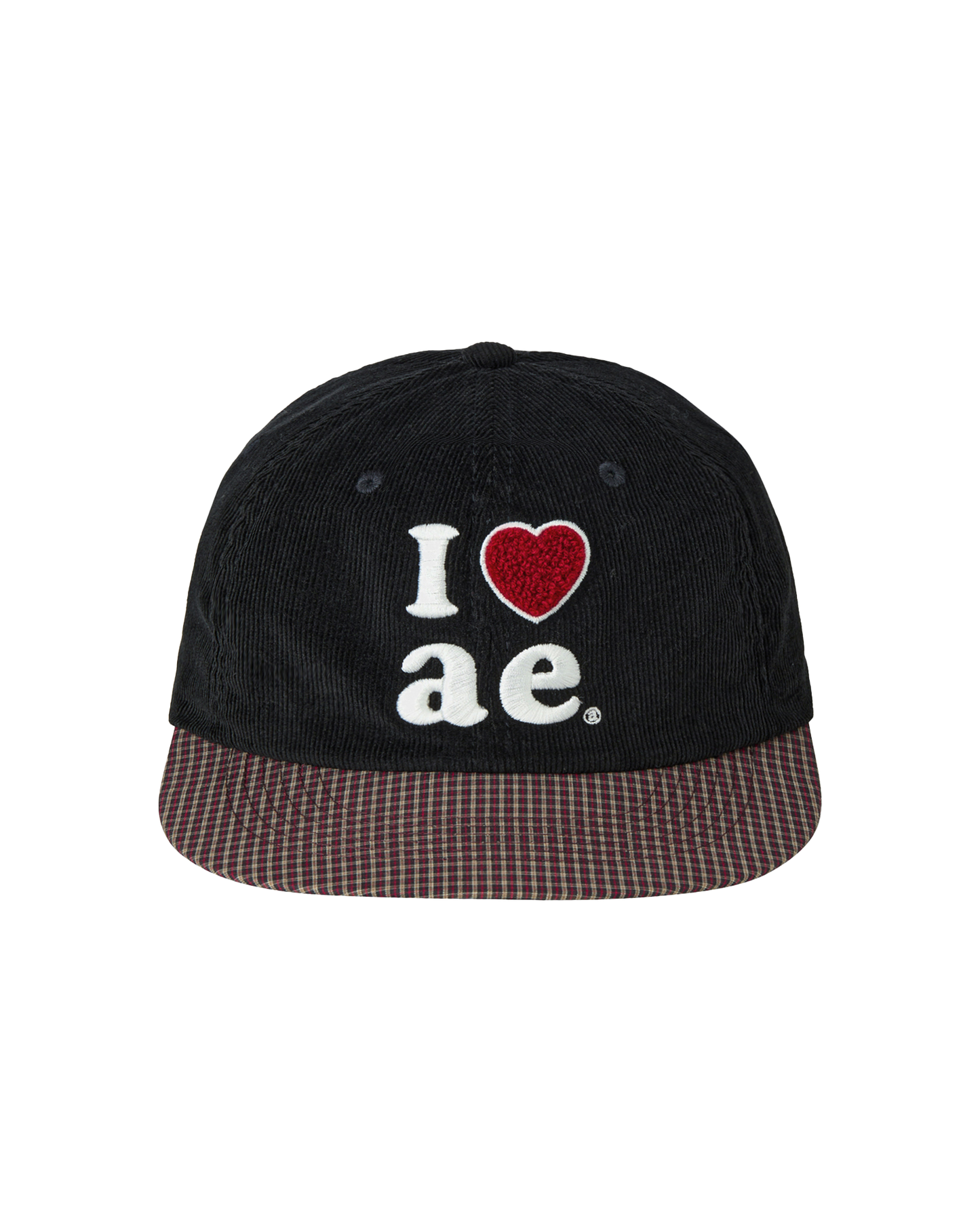 aeae - CHECK BALL CAP [BLACK]