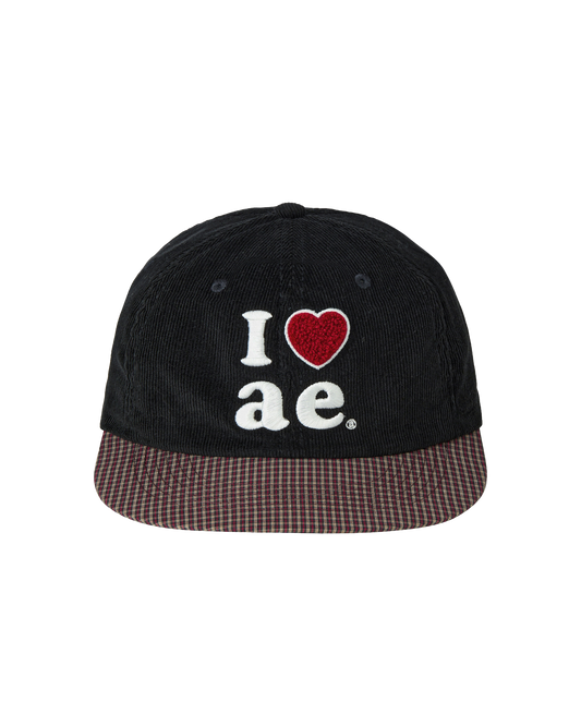 aeae - CHECK BALL CAP [BLACK]