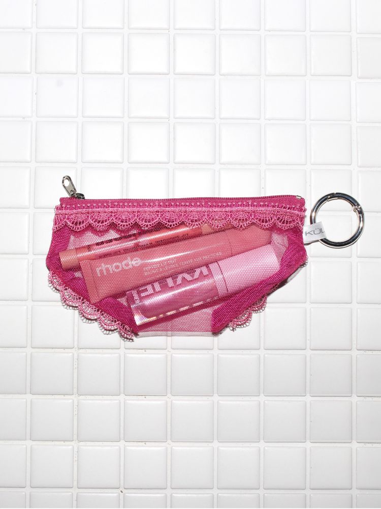 kuel-things－Cheeky pouch (Cherry pink)