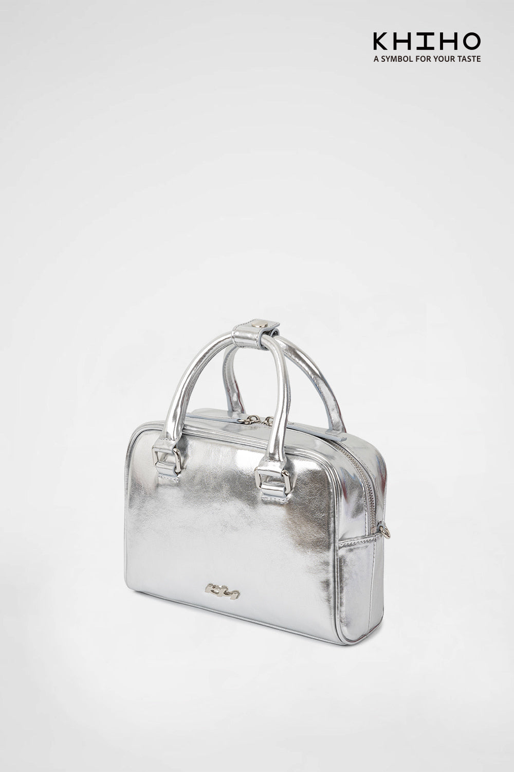 KHIHO -  CARAMEL BAG / SILVER