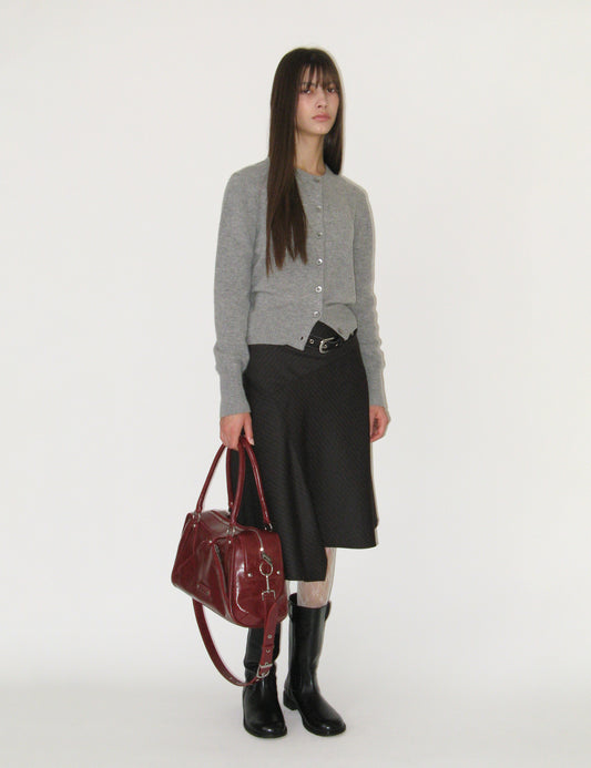 sunburnproject - Faux Leather M.O.S Bag(BURGUNDY)