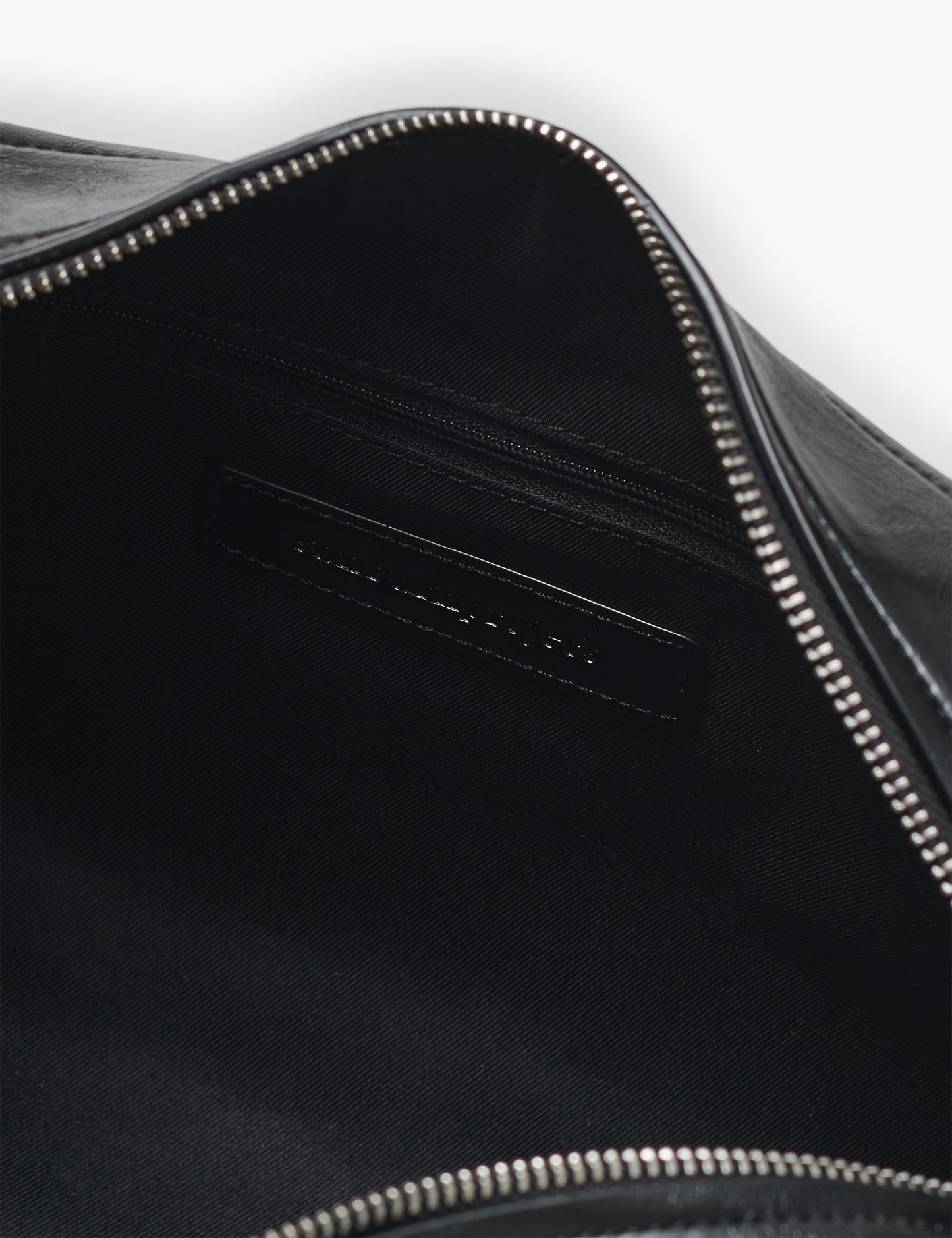 秋冬流行Faux Leather M.O.S Bag (BLACK)