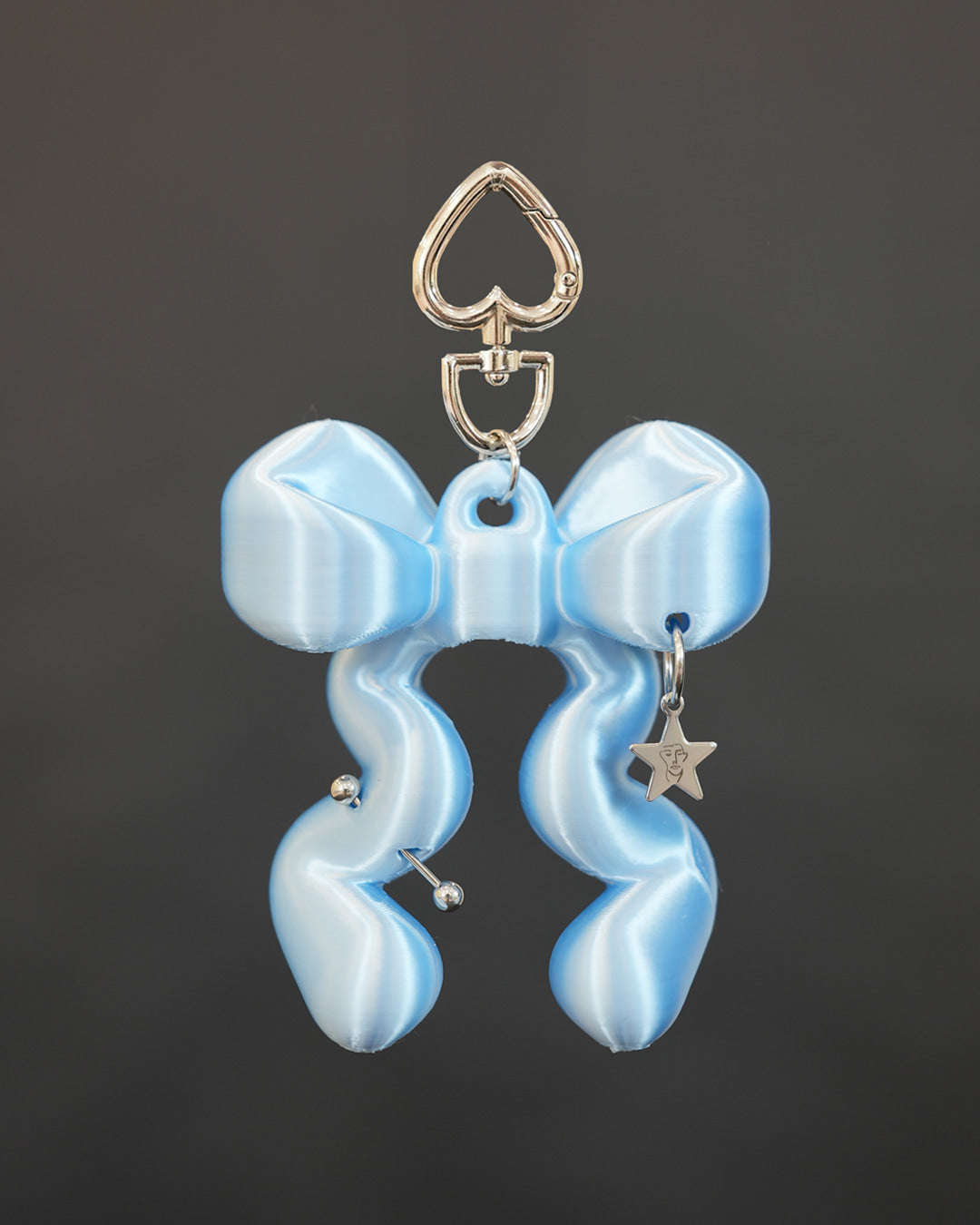 RIBBON BALM KEYCHAIN (Angelic Blue)