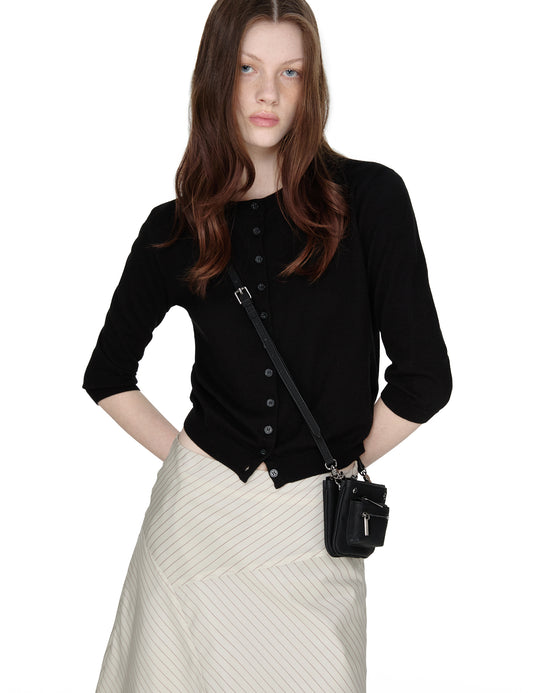 sunburnproject - Rivet Two-way Mini Bag (BLACK)