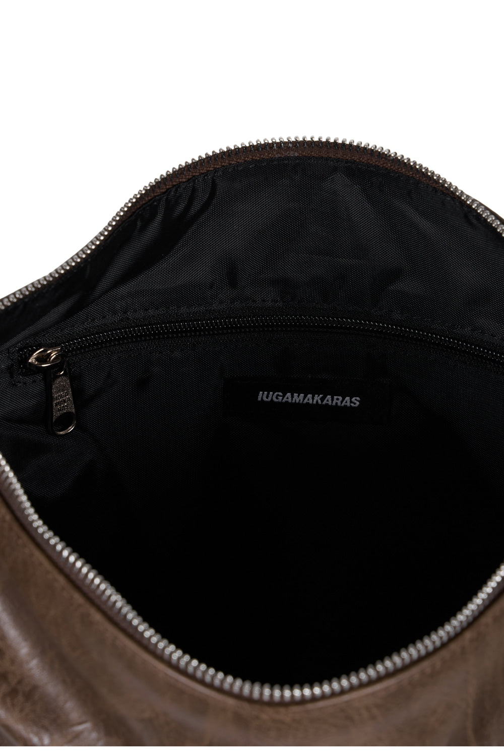 IUGA - Studded Hobo Bag (Brown)