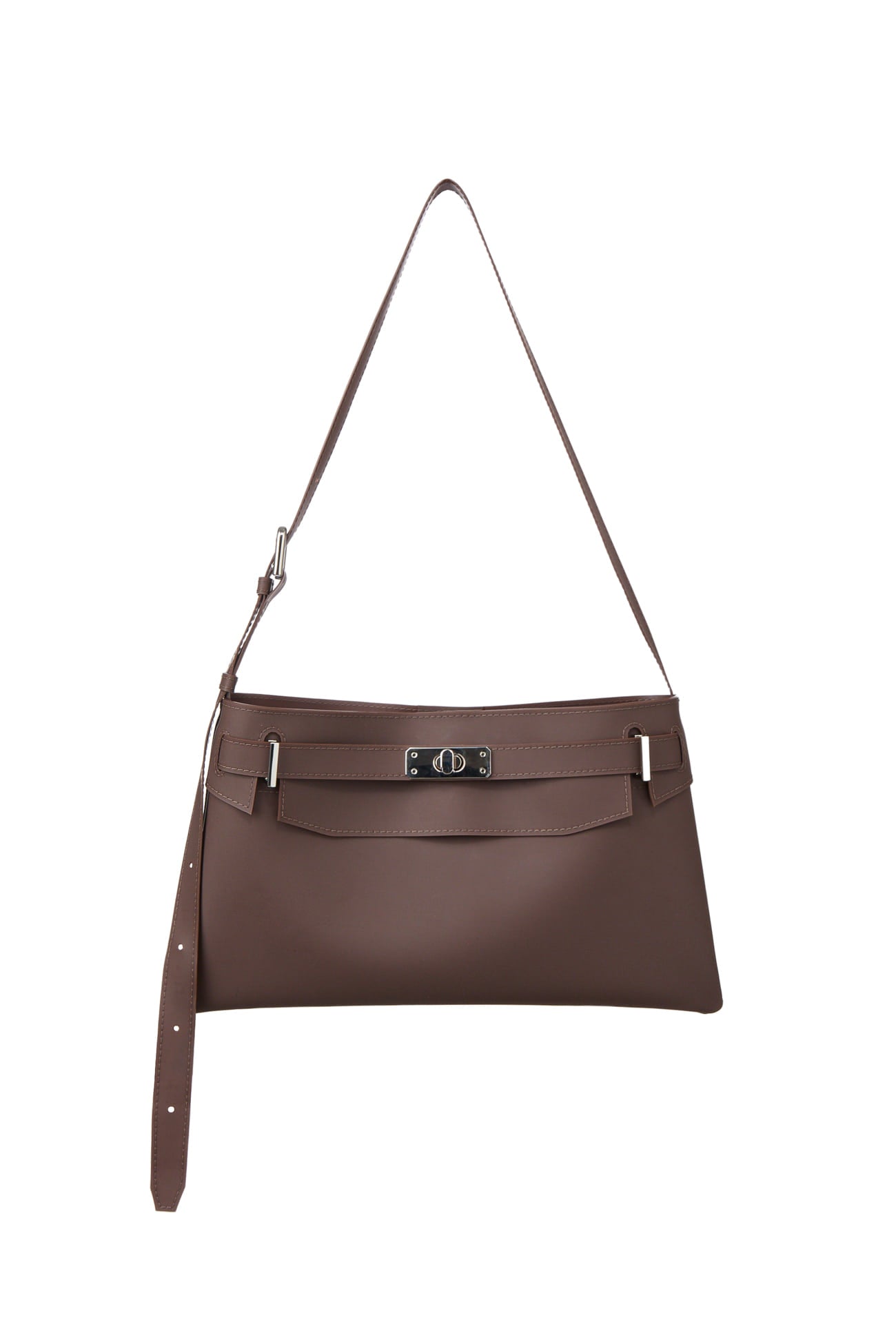 🫧JELLY BAG🫧 - JELLY TWO-WAY MIDDLE BAG IN BROWN