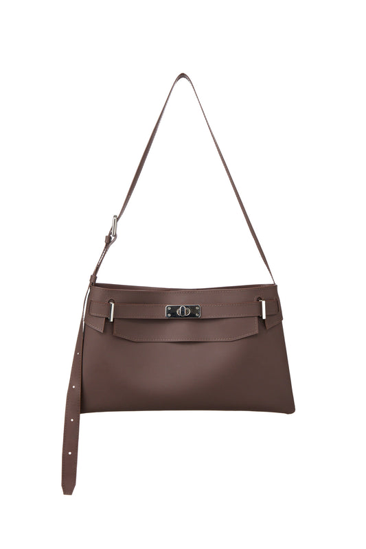 🫧JELLY BAG🫧 - JELLY TWO-WAY MIDDLE BAG IN BROWN