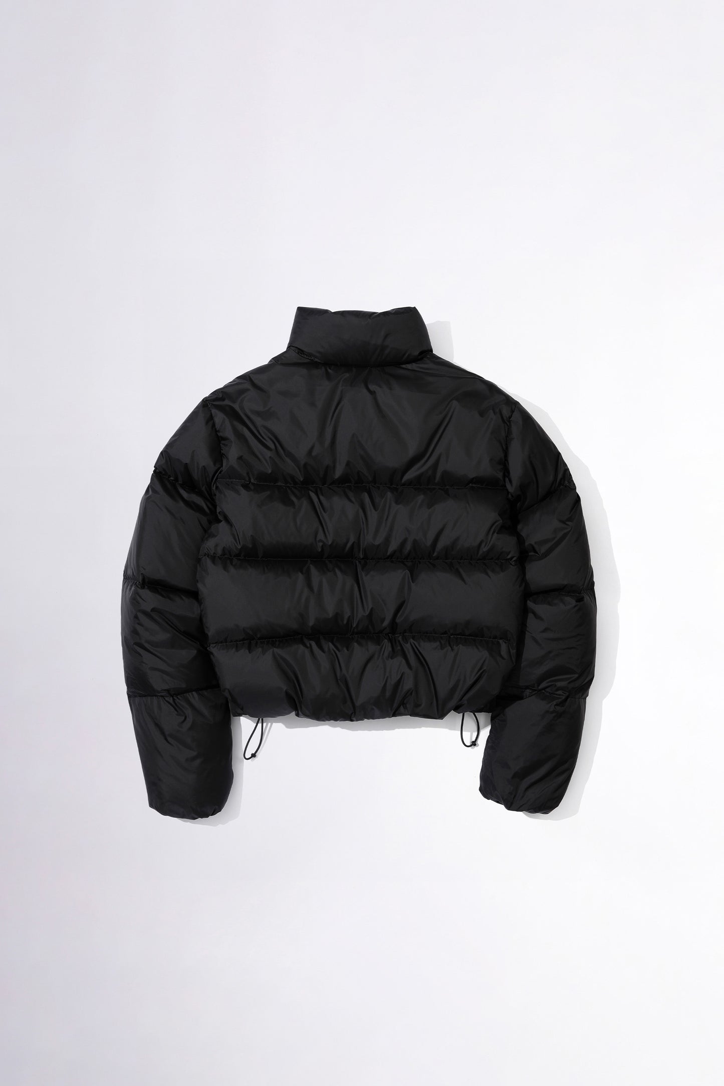 107 Cropped Puffer Down Matte Black