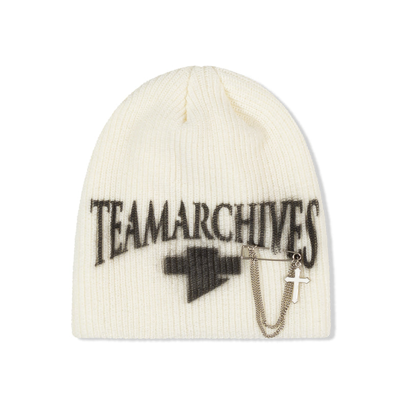 [2차 리오더]TEAMARCHIVES BEANIE (IVORY)