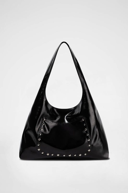 KHIHO -  STUD POPO BAG (POCKET POINT) / BLACK