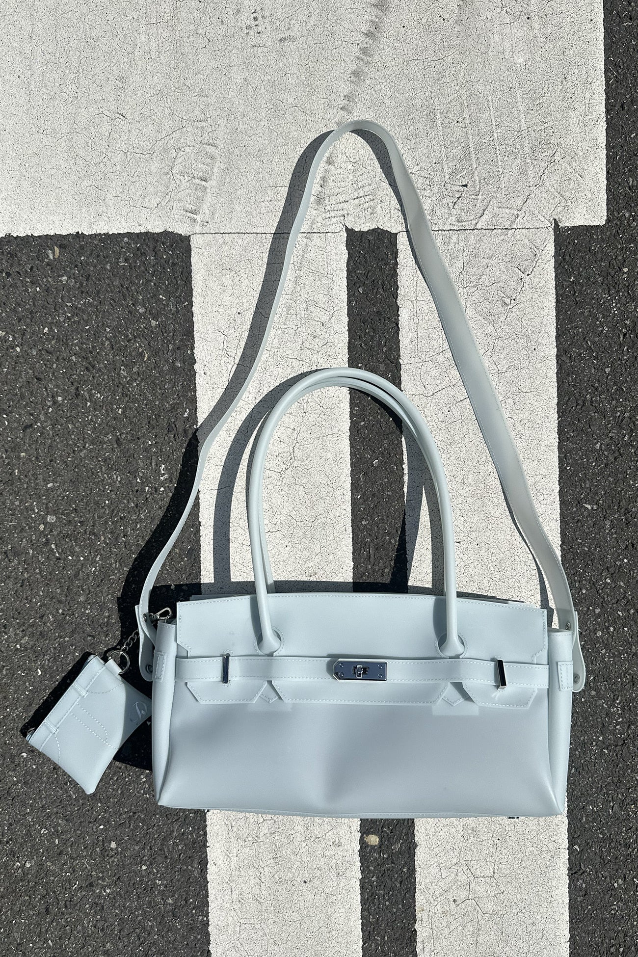 Jelly Firkin-JELLY TWO-WAY BAG IN ICE BLUE