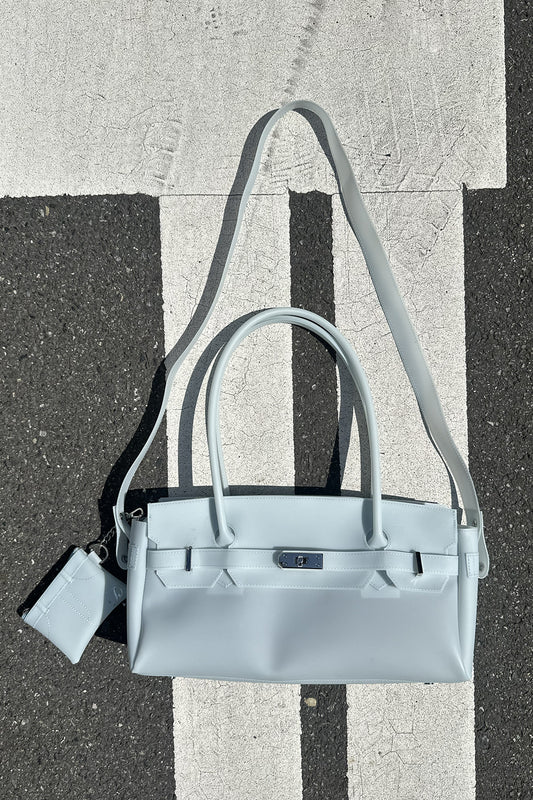 Jelly Firkin-JELLY TWO-WAY BAG IN ICE BLUE