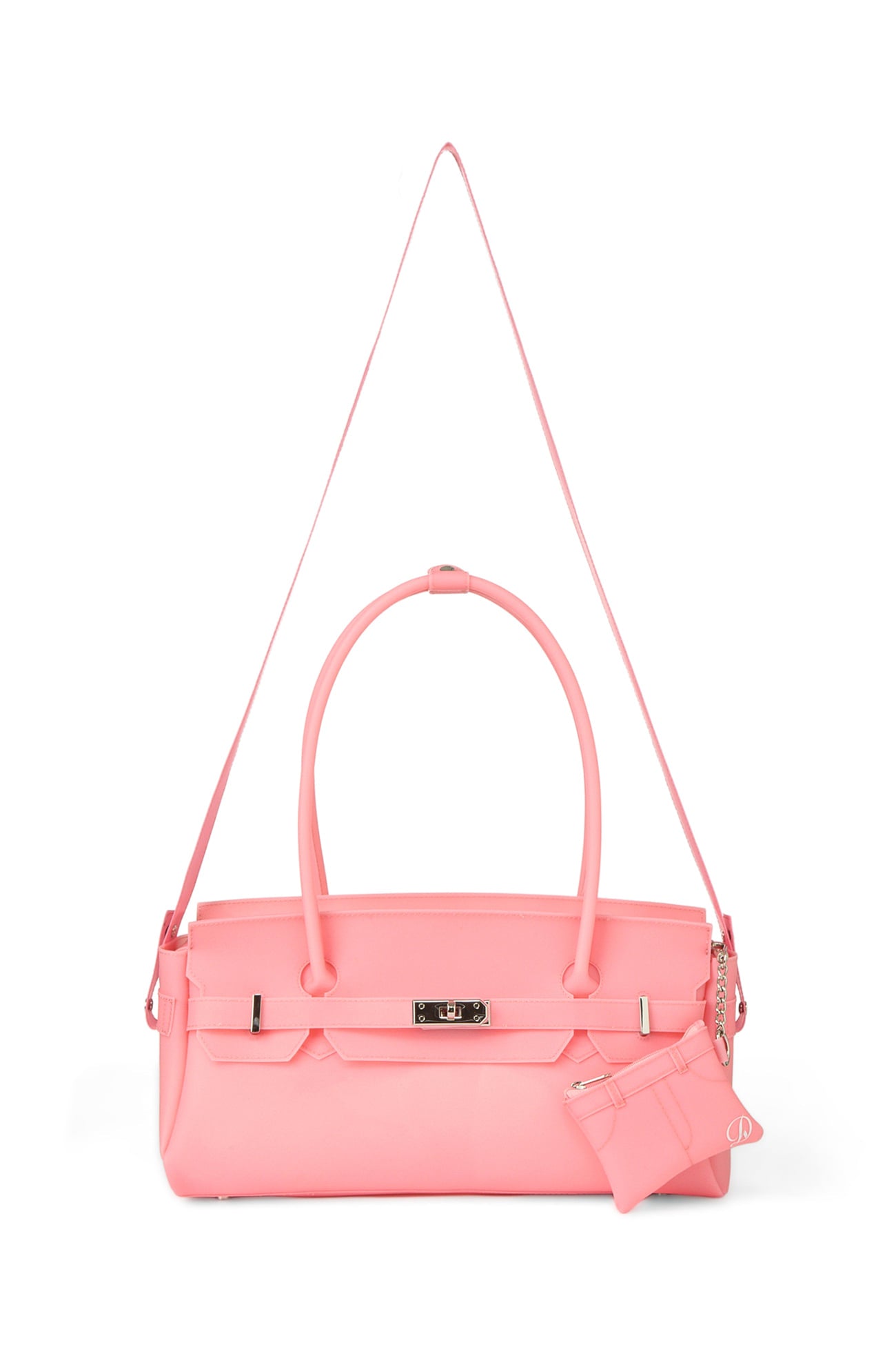 Jelly Firkin-JELLY TWO-WAY BAG IN DEEP PINK
