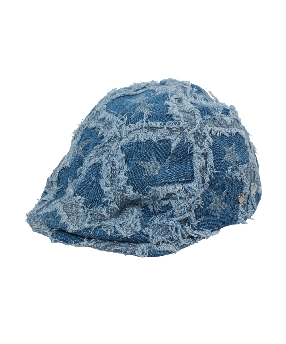 Star Rivet Hunting Cap [Light Denim]