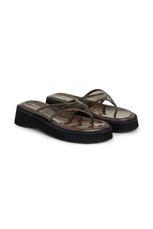 Deinet - JELLY FLIP FLOP IN BROWN