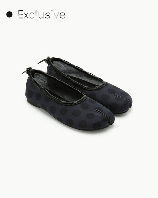 PAES - Mesh Air String Flat / Dot Black
