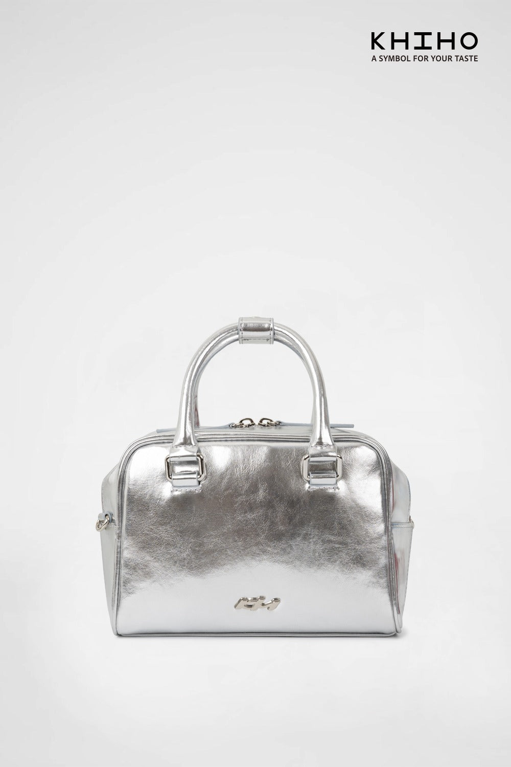 KHIHO -  CARAMEL BAG / SILVER