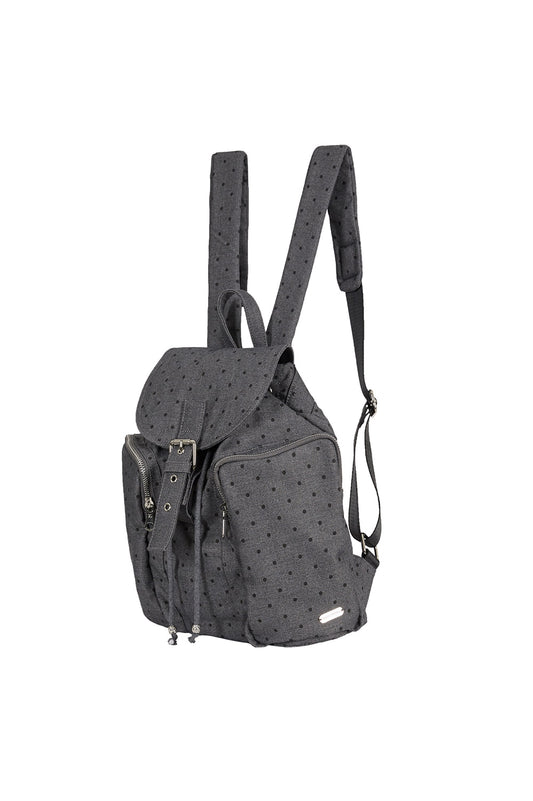 illigo - Pattern Buckle Backpack Dot Charcoal