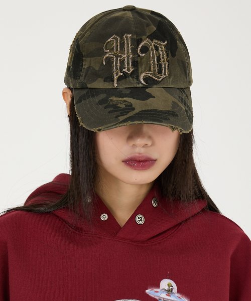 HOODHOOD - HD Applique damage ballcap CAMO