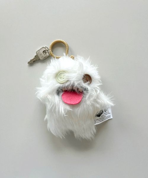 Fugglers Ugabuga White 8cm Keyring