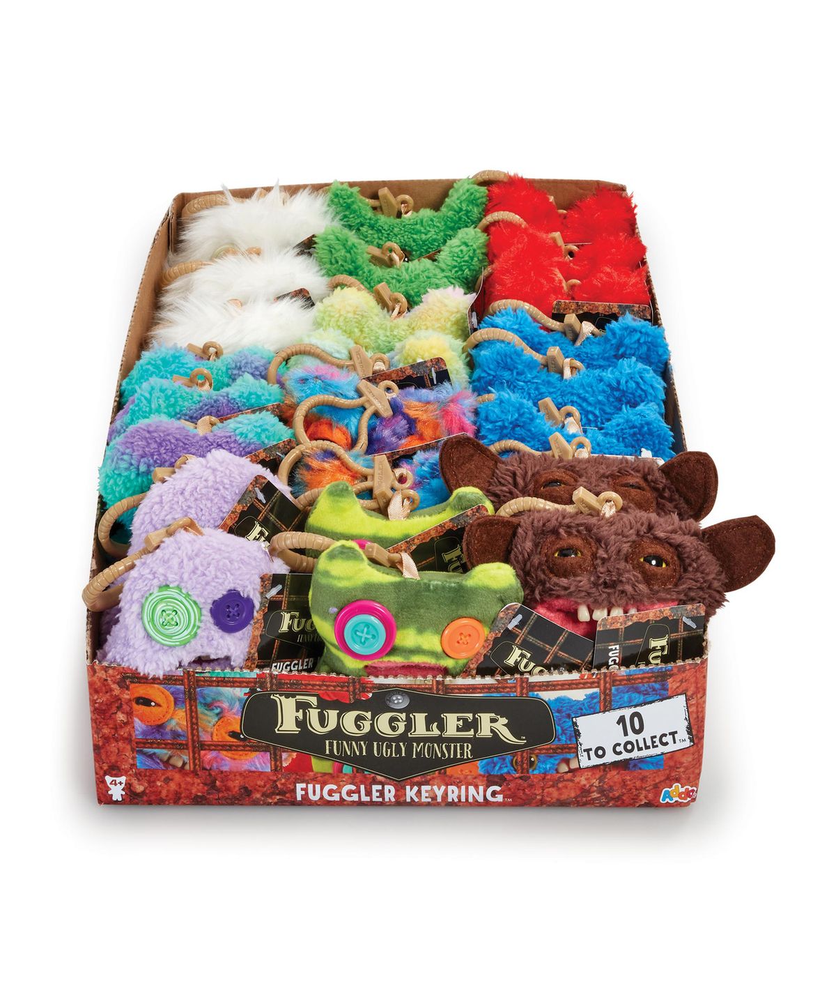 Fugglers 12cm Button Mix Keyring