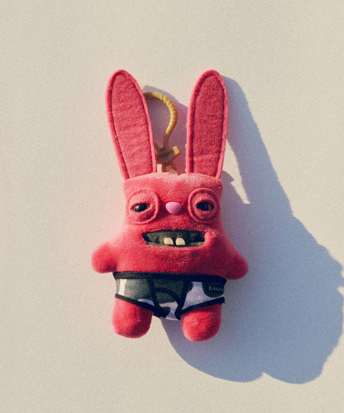 Fugglers Rabbit pink key ring