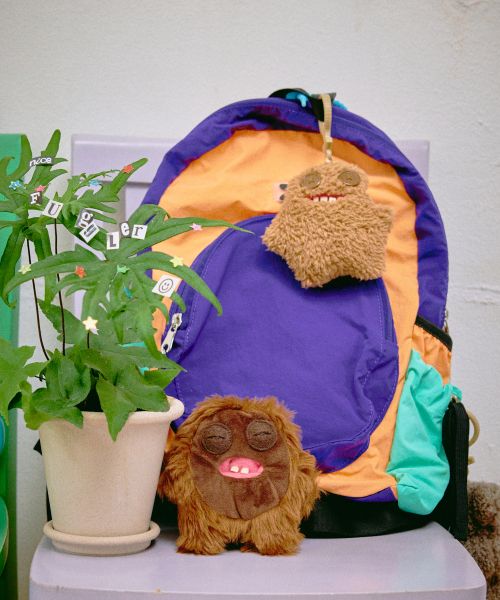 Fugglers Hedgehog Brown Keyring