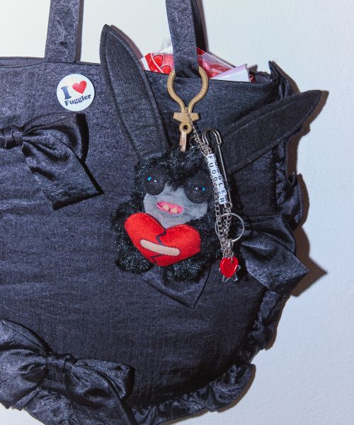 Fugglers Long Ear Black Keyring