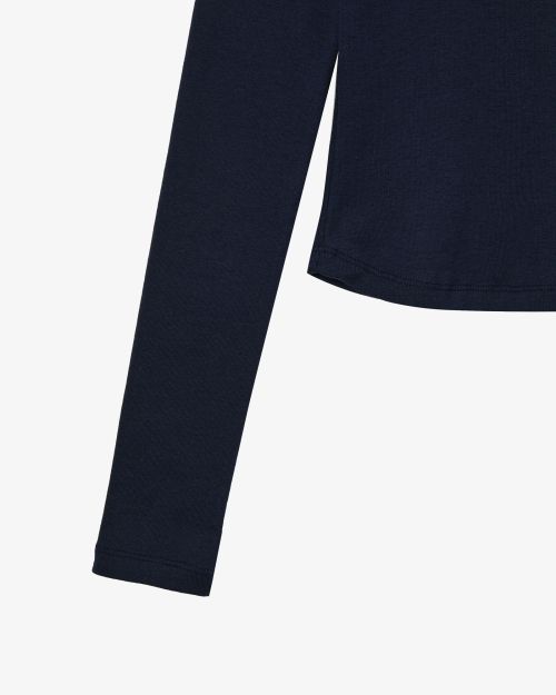 aeae - DOT SMALL LETTER L/S [NAVY]