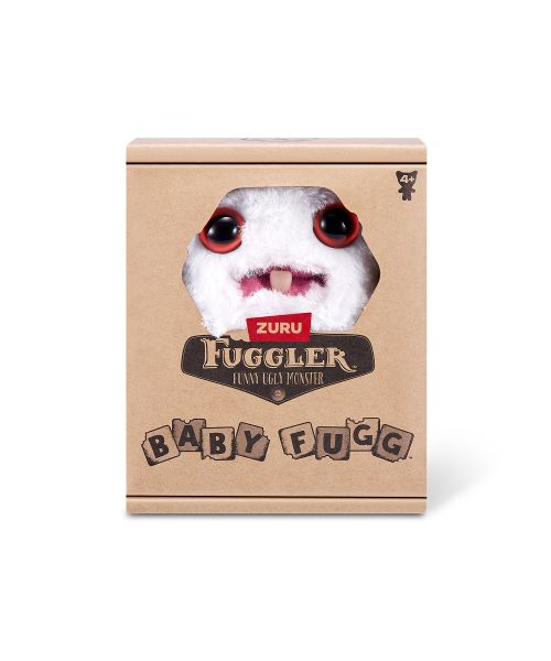 Fugglers 8cm Baby Rabbid Rabbit White